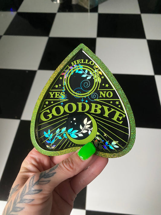 Ouija tray - green