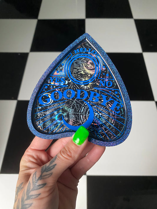 Ouija tray- blue