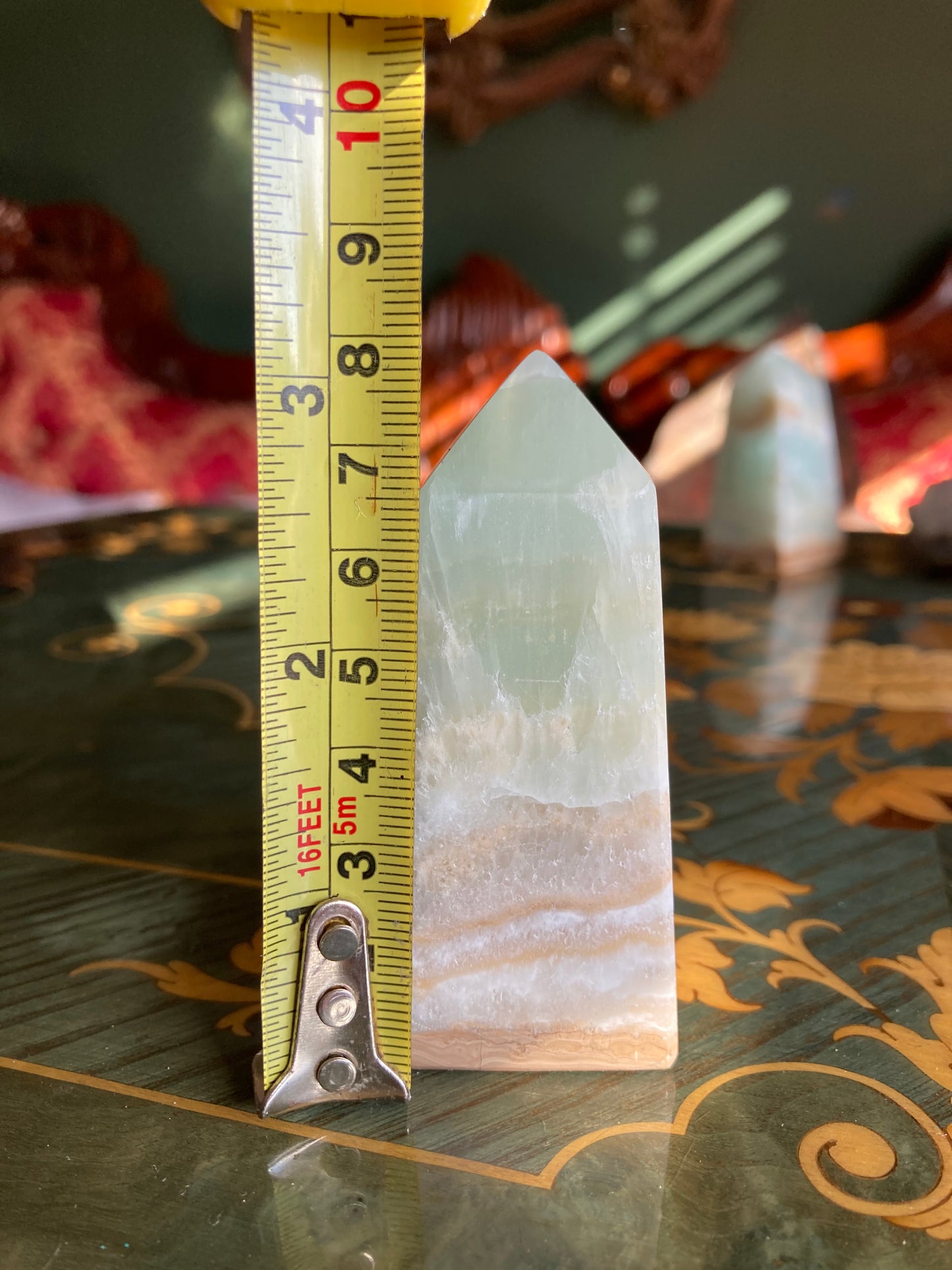 Caribbean calcite tower